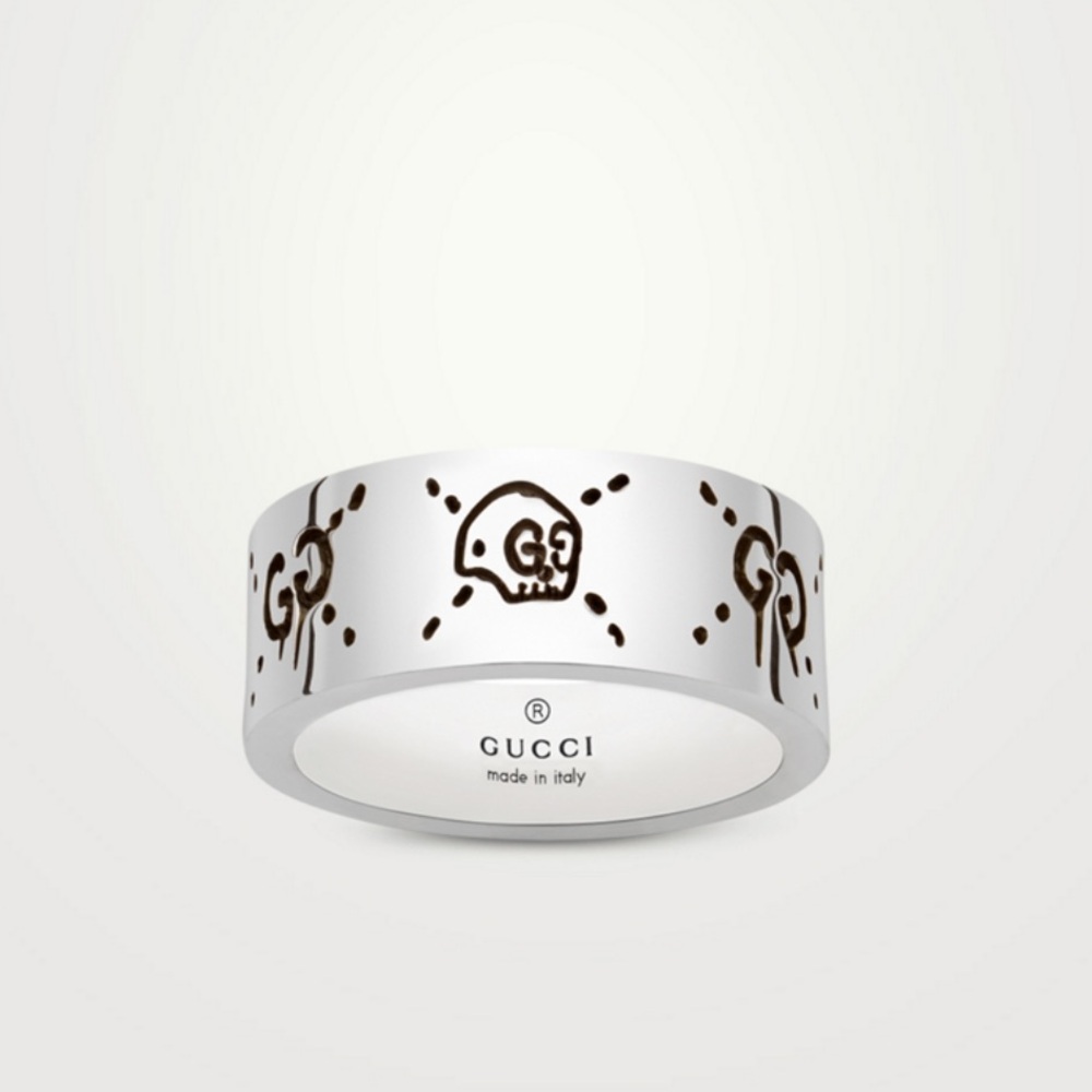 Gucci Ghost Sterling Silver Ring